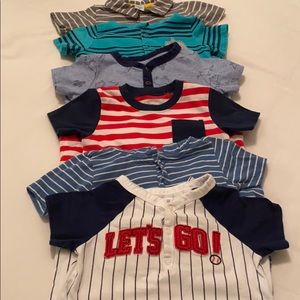 Short Sleeve Boy Playsuits 24 Months